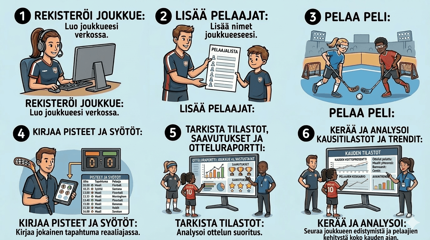 Palvelun toimintaa kuvaava kaavio